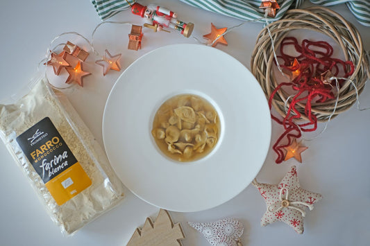 CAPPELLETTI DI FARRO VEG IN BRODO