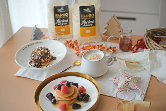 PANCAKE CON FARINA DI FARRO