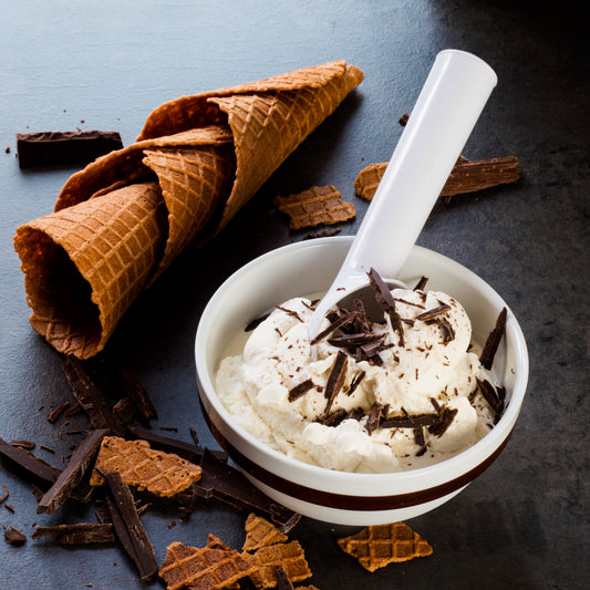Cialde di farro per coni gelato