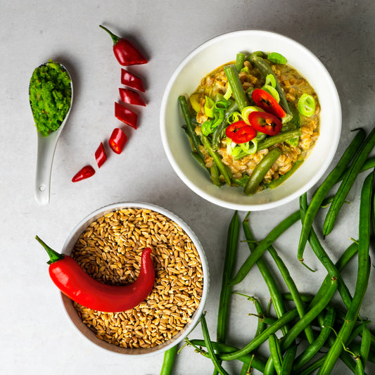 Farro Prometeo thai e fagiolini