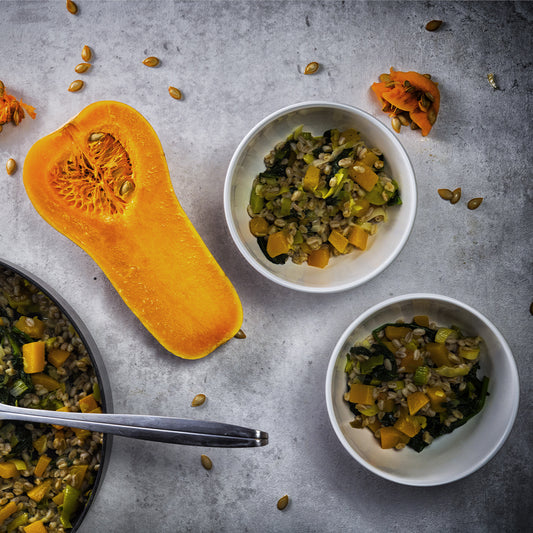 Farro Prometeo zucca e spinaci