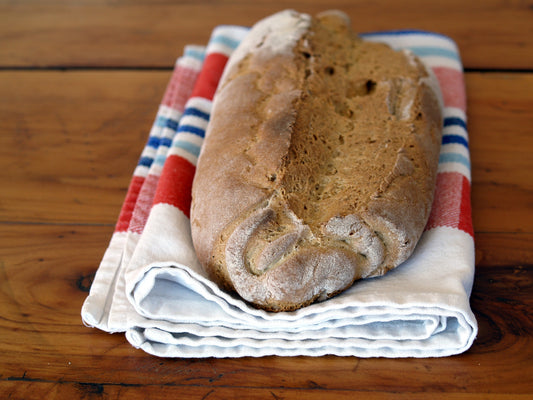 Pane di farro con farina bianca di monococco