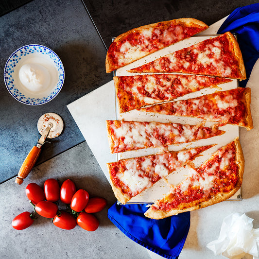 Pizza di farro integrale al trancio