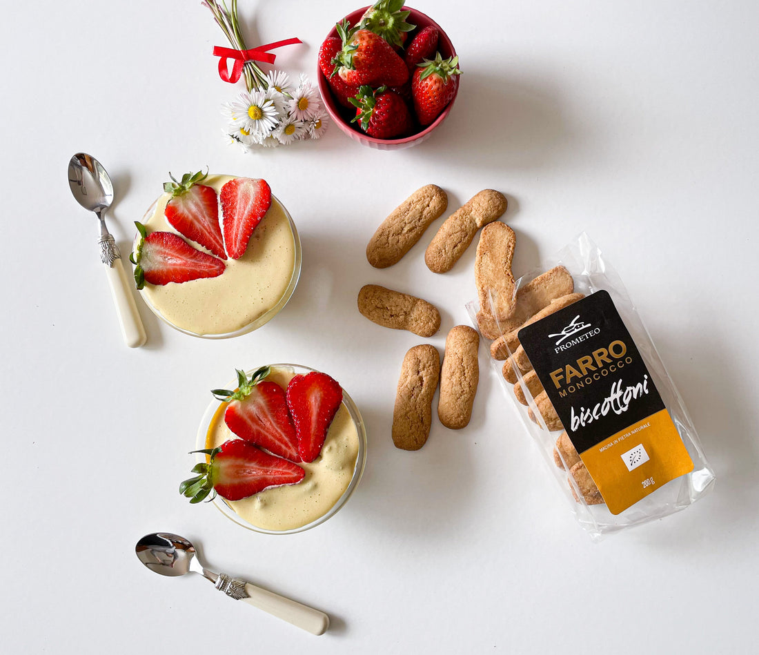 TIRAMISÚ ALLE FRAGOLE SENZA LATTOSIO