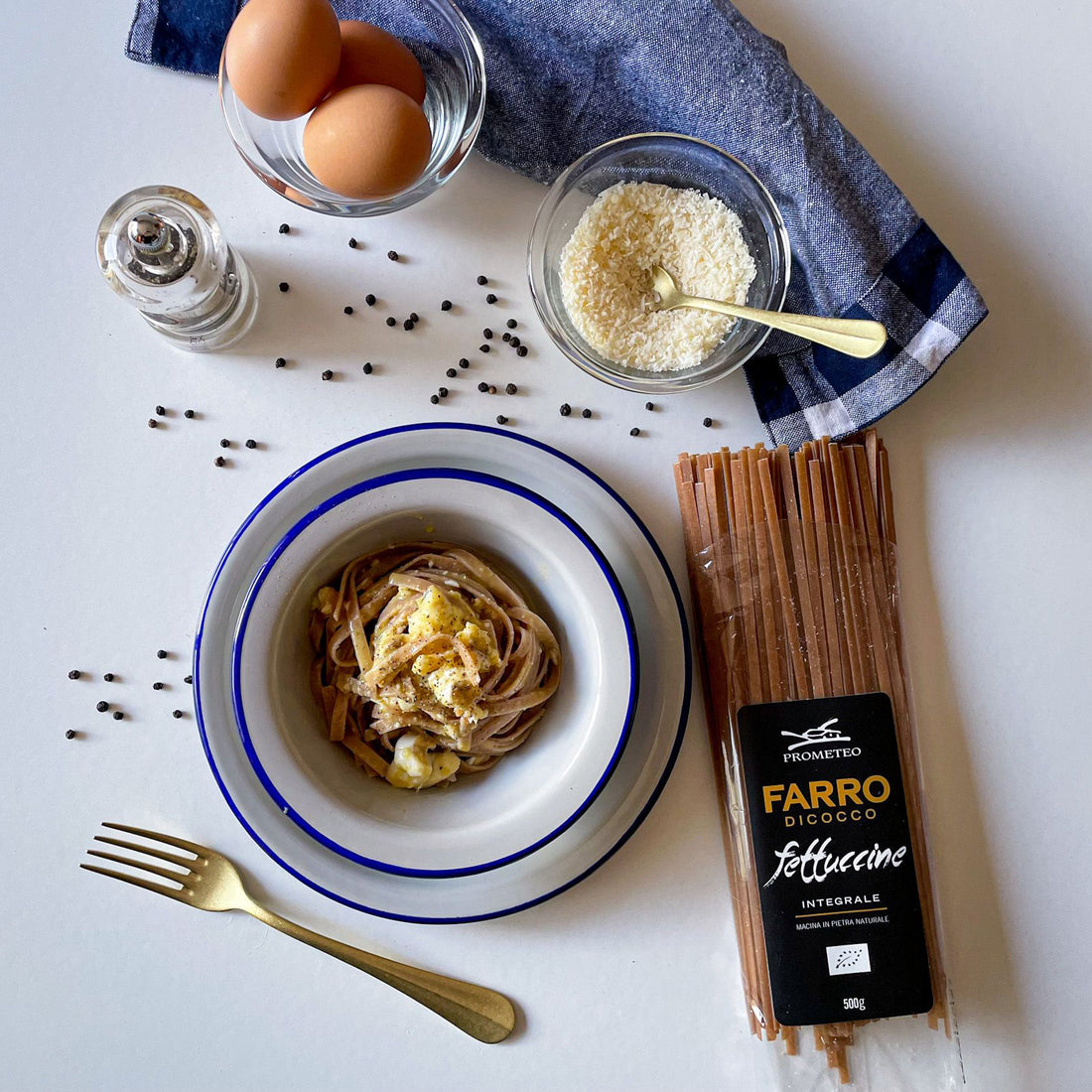 FETTUCCINE IN CARBONARA DI PESCE