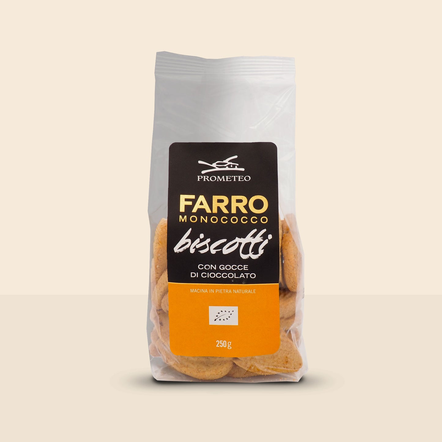Biscotti di farro monococco bio con cioccolato in pezzi