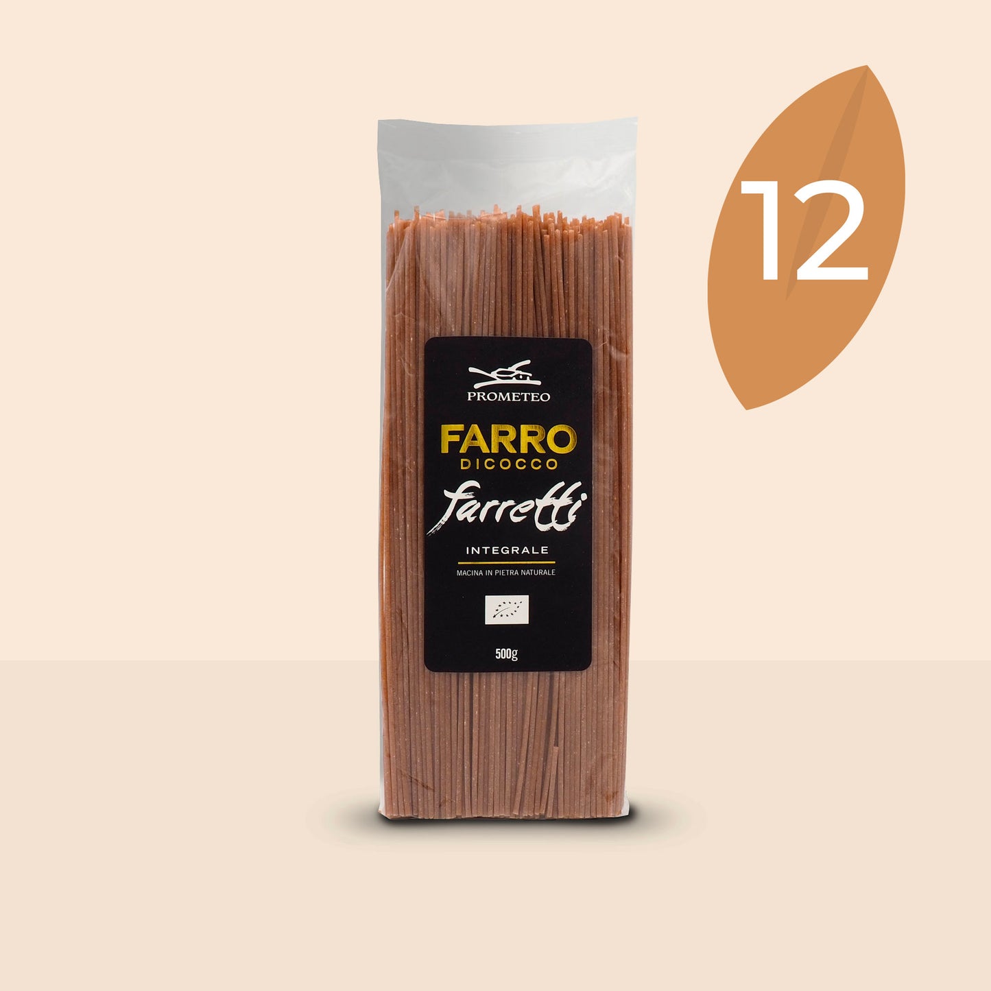 Spaghetti di farro dicocco integrale bio (confezione da 12)