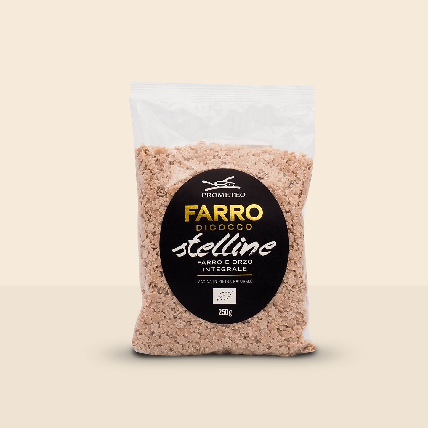 Stelline di farro dicocco integrale e orzo bio