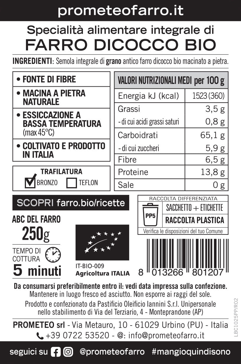 ABC del farro integrale bio (confezione da 12)