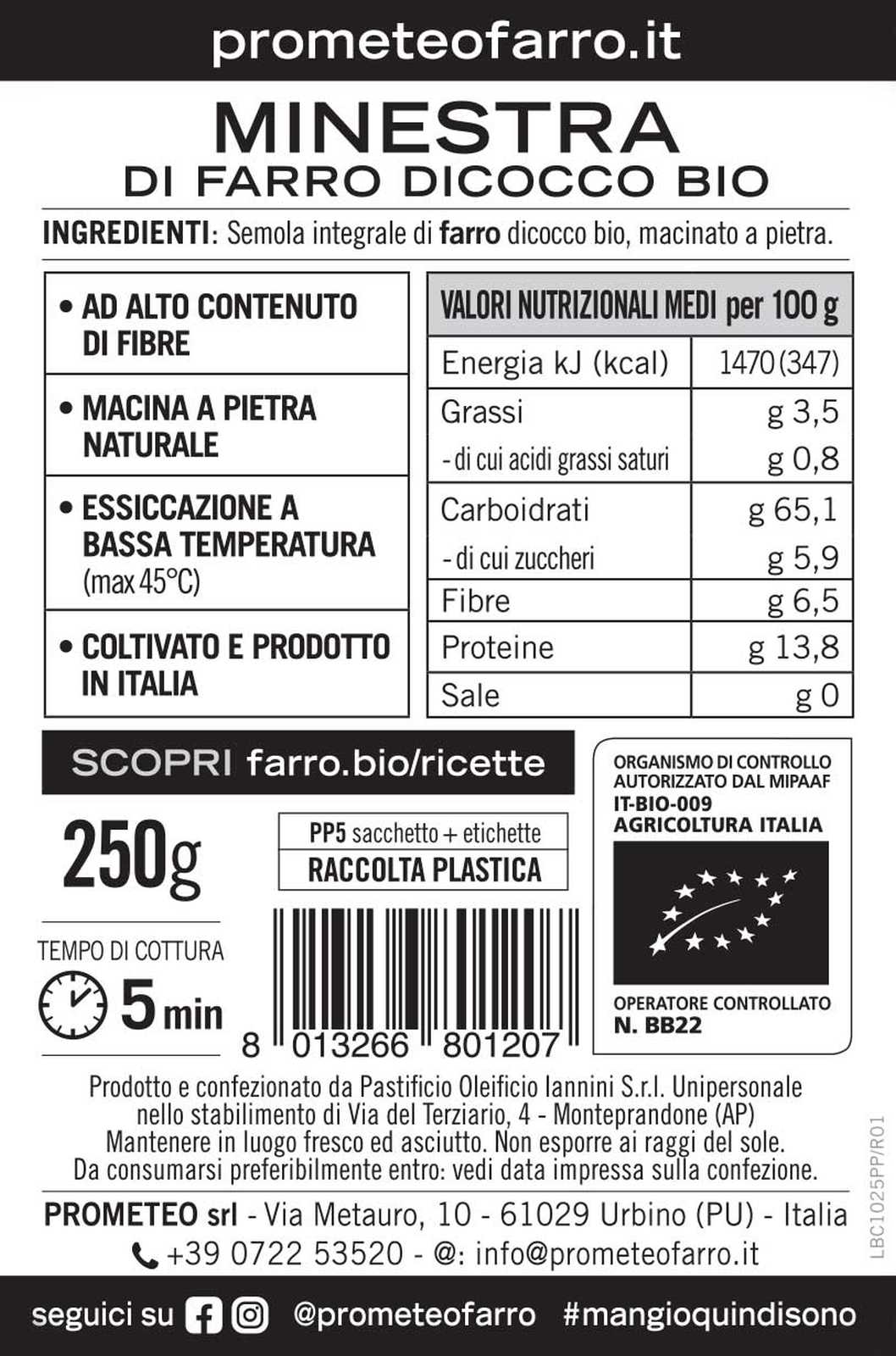 ABC del farro integrale bio