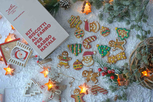 BISCOTTI AL FARRO PER BABBO NATALE