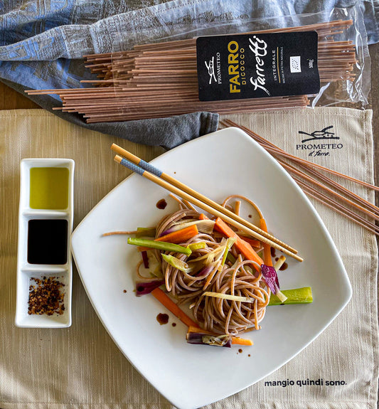 SPAGHETTI DI FARRO ALL’ORIENTALE