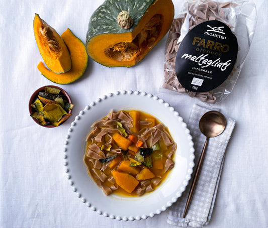 MALTAGLIATI DI FARRO ALLA ZUCCA