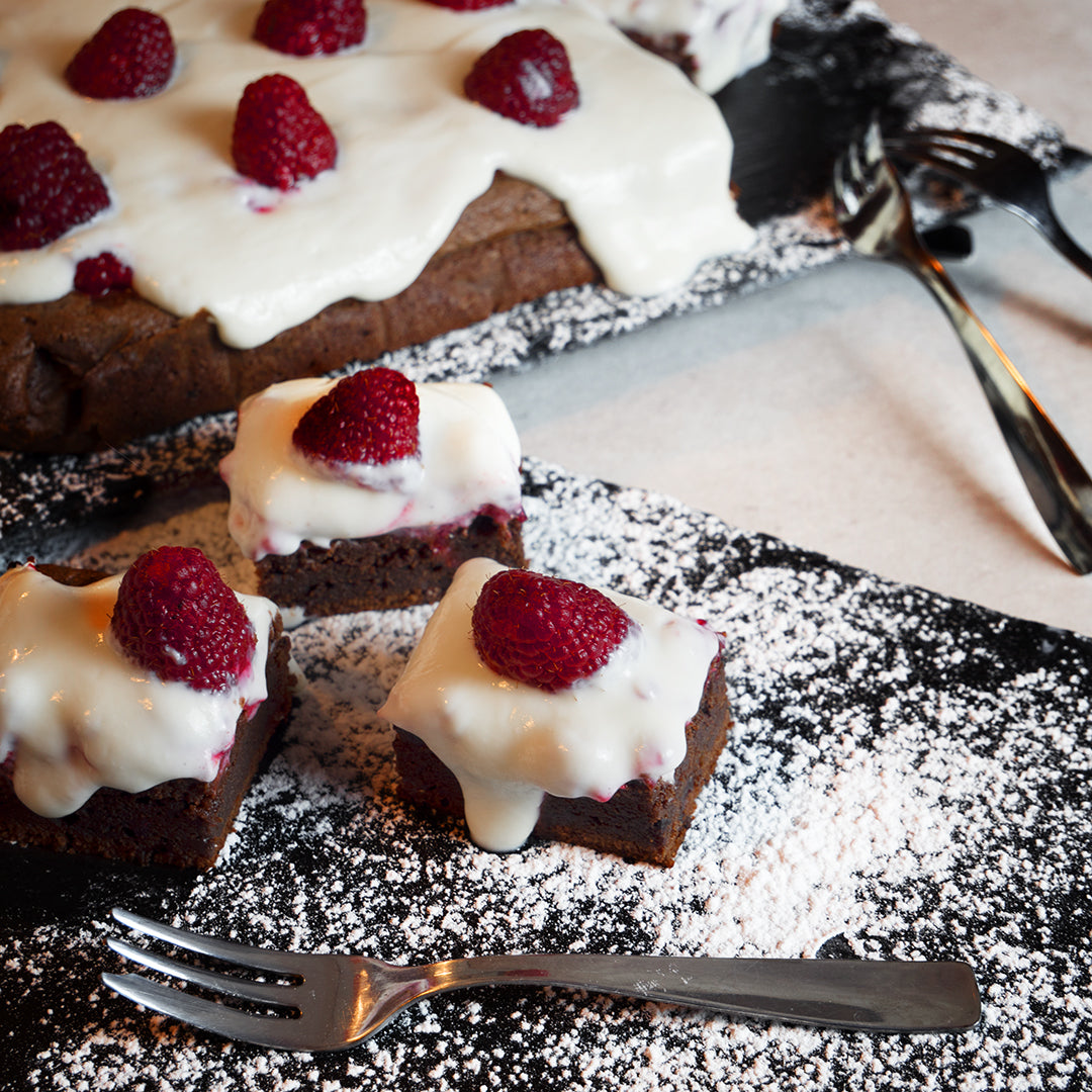 Brownies di farro al doppio cioccolato