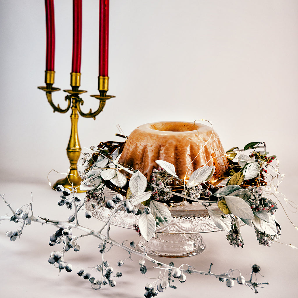 Ciambella di farro soffice con glassa al limone