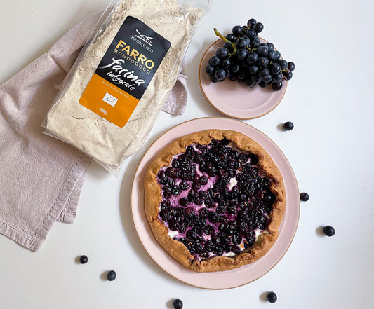 DOLCE INTEGRALE DI FARRO CON UVA E YOGURT GRECO