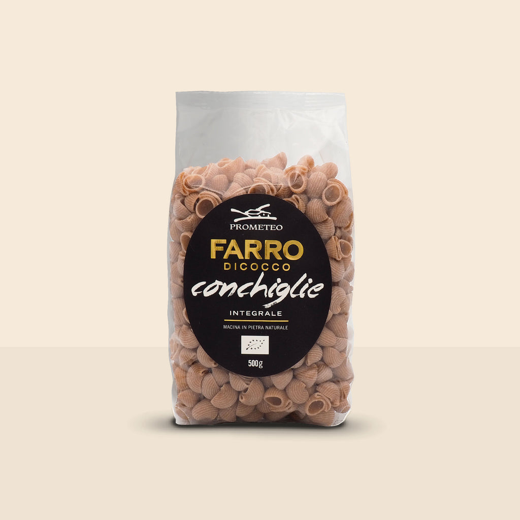 Conchiglie di farro dicocco integrale bio