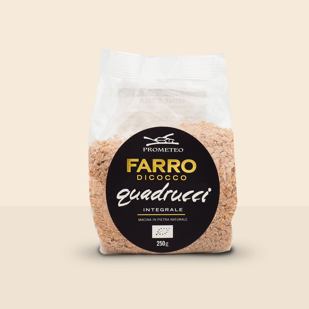 Quadrucci di farro dicocco integrale bio